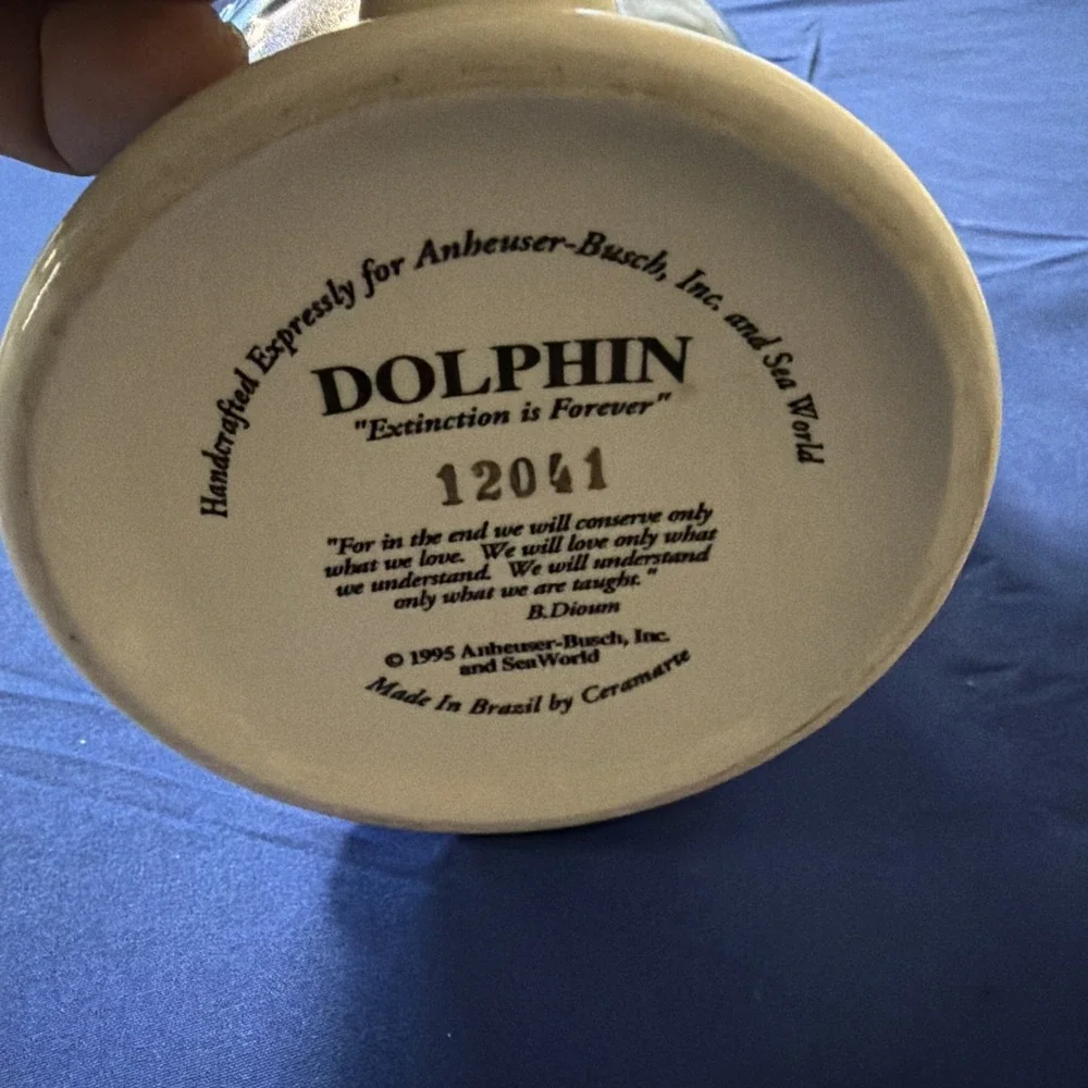Anheuser-Busch Budweiser Marine Conservation Series‎ Dolphin Stein